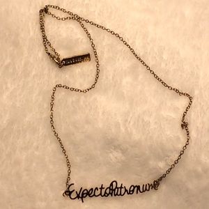 Expectopatronume Harry Potter necklace.
